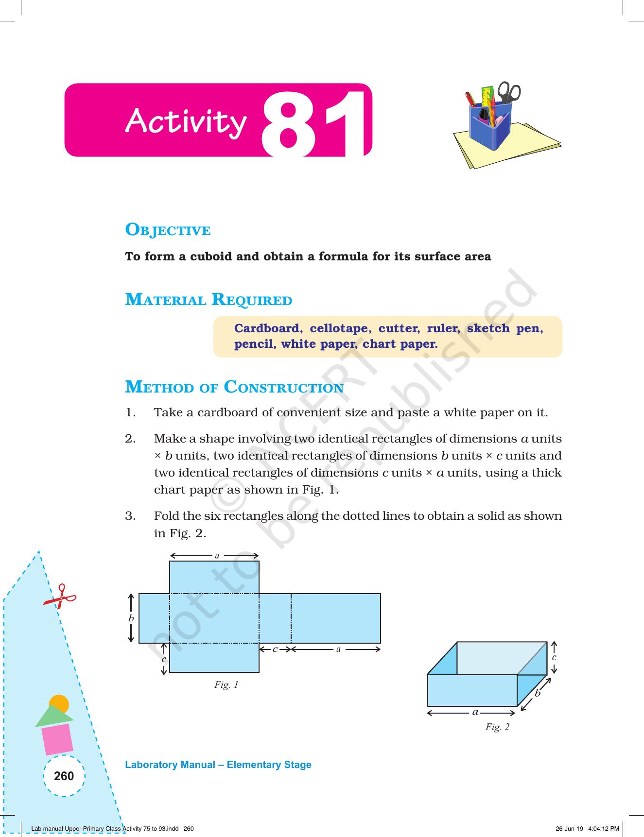 NCERT Laboratory Manuals for Class VI to VIII: Mathematics - Activities for VI to VIII (75-93) and Projects - Page 16