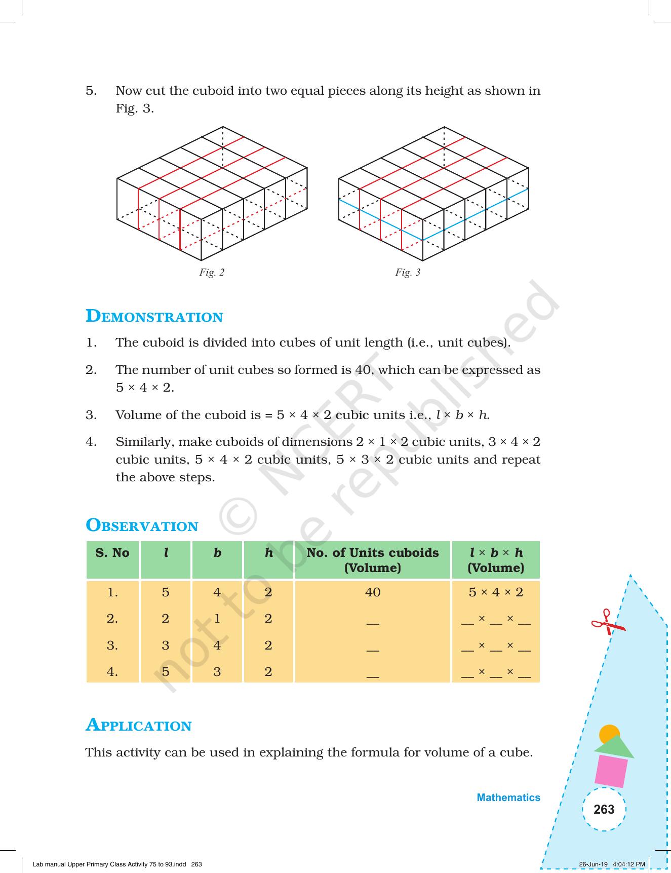 NCERT Laboratory Manuals for Class VI to VIII: Mathematics - Activities for VI to VIII (75-93) and Projects - Page 19