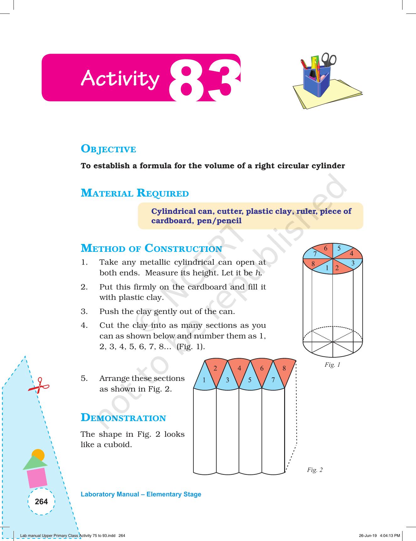 NCERT Laboratory Manuals for Class VI to VIII: Mathematics - Activities for VI to VIII (75-93) and Projects - Page 20
