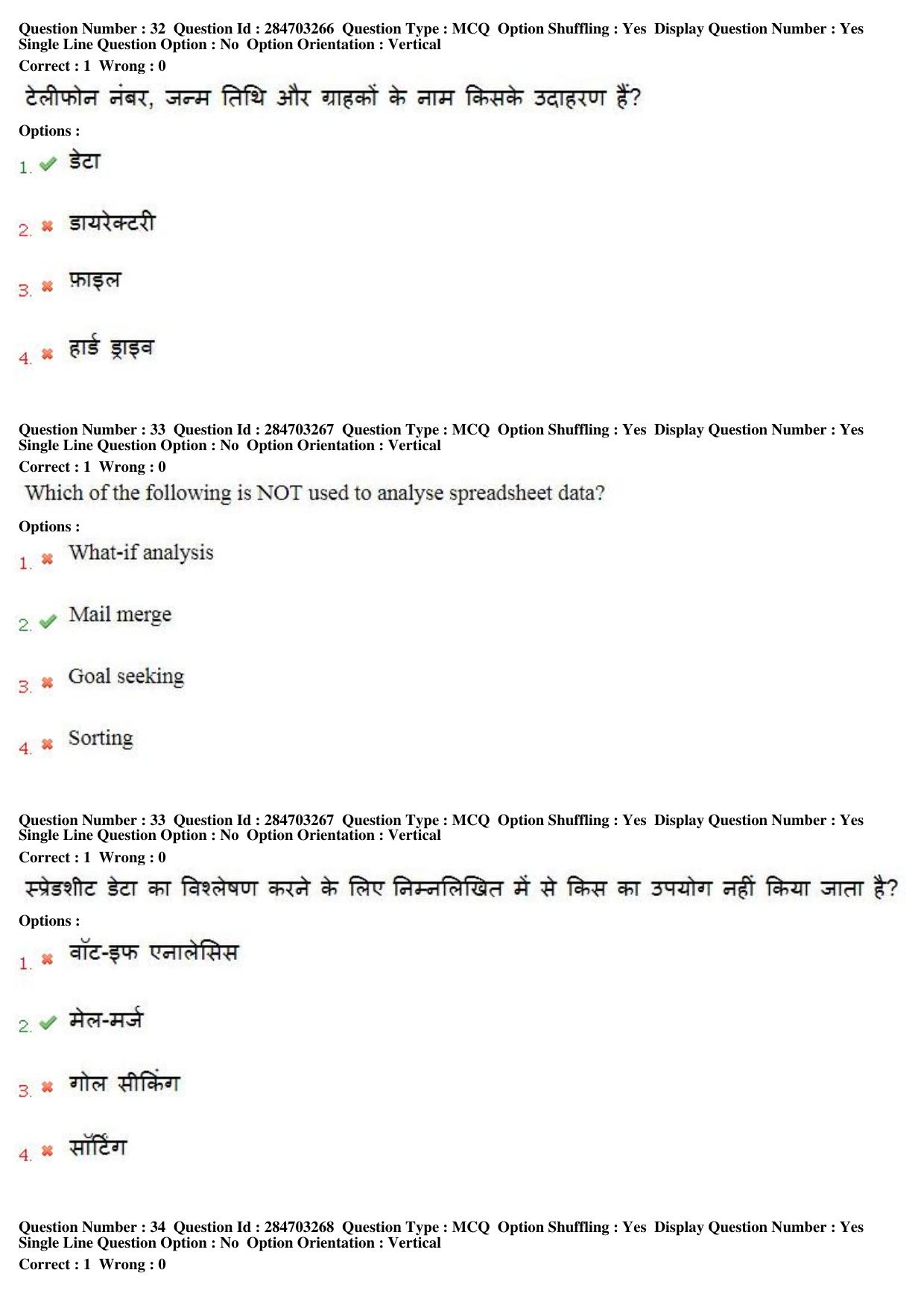 MP CPCT 20th April 2018 English Question Paper Shift 1 - Page 22