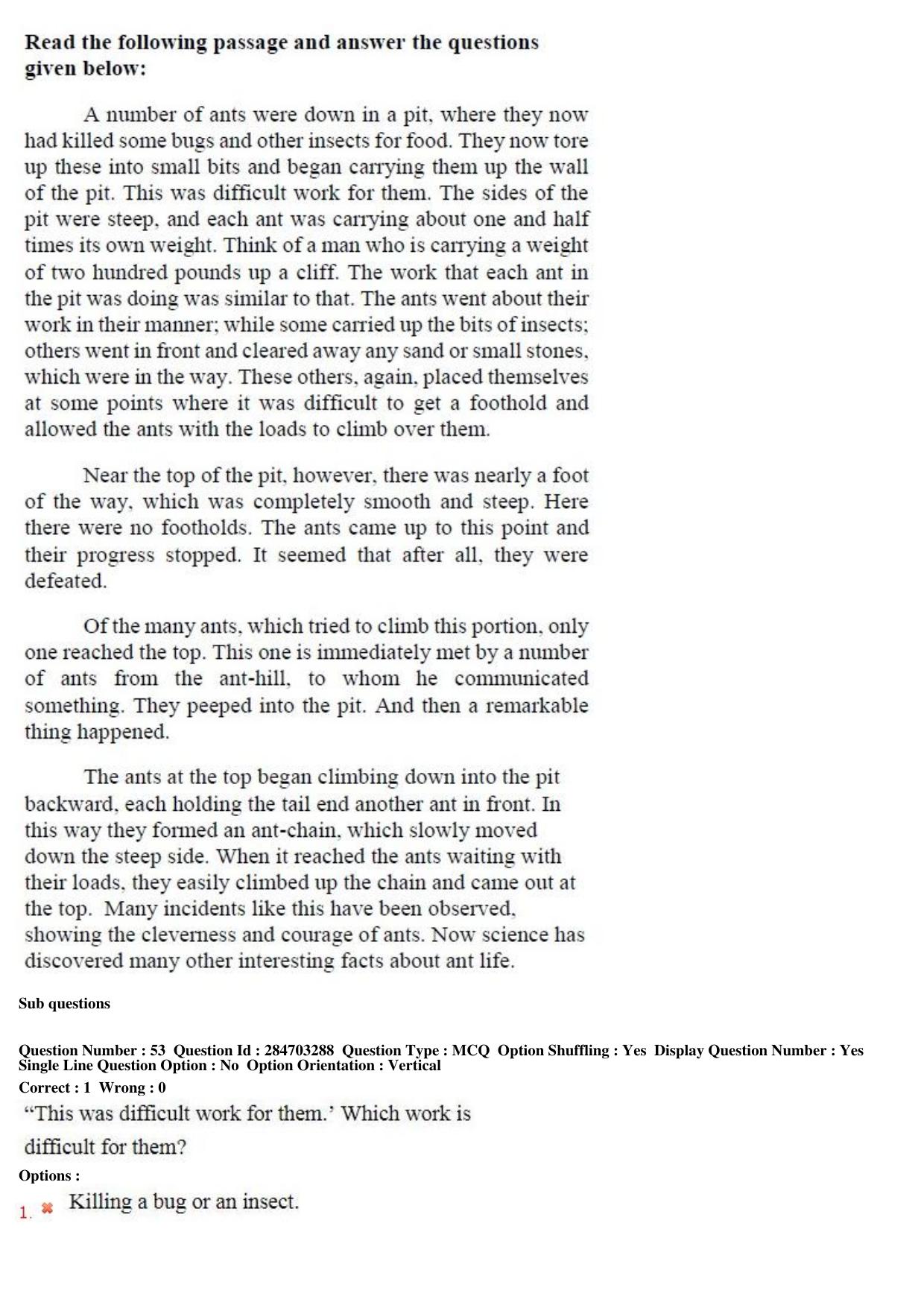 MP CPCT 20th April 2018 English Question Paper Shift 1 - Page 36