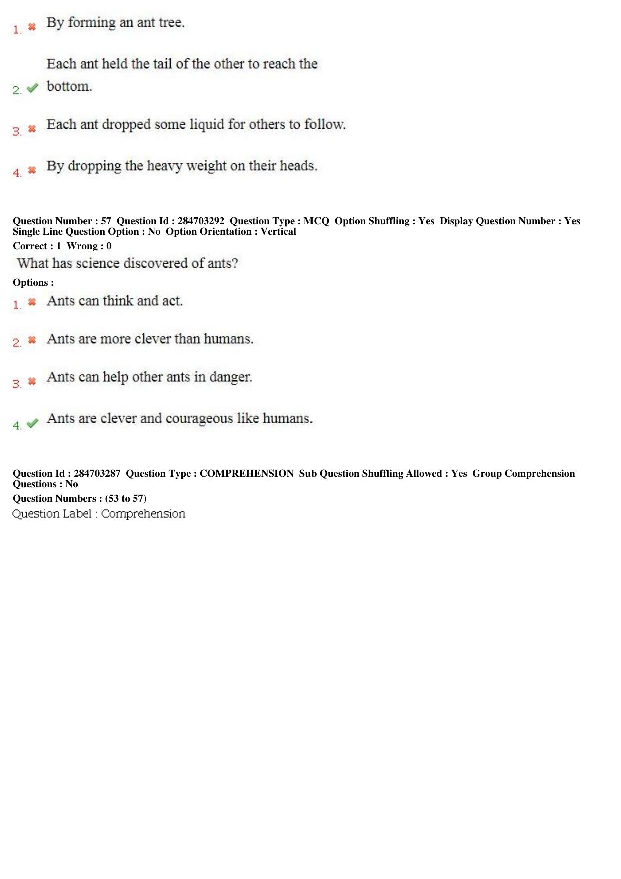 MP CPCT 20th April 2018 English Question Paper Shift 1 - Page 38