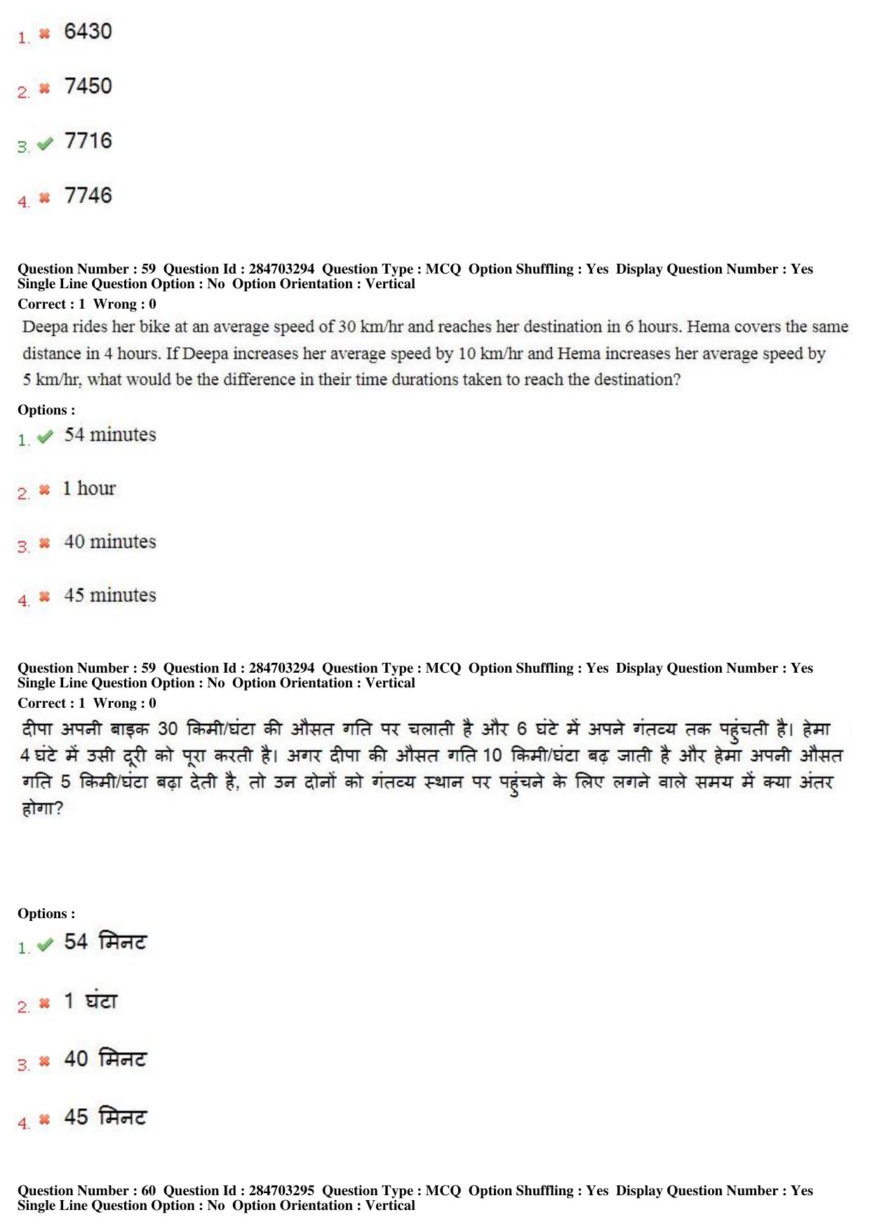 MP CPCT 20th April 2018 English Question Paper Shift 1 - Page 43