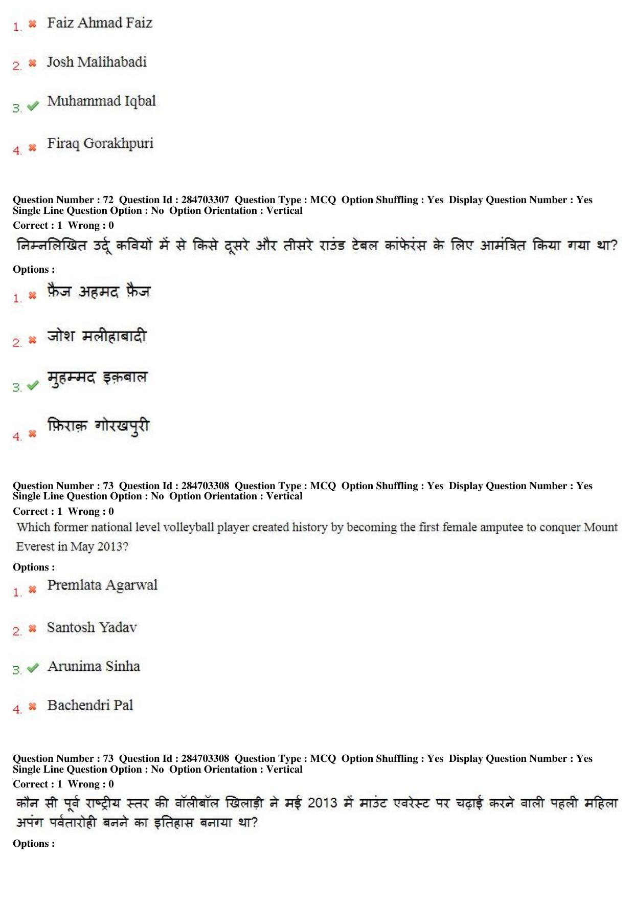MP CPCT 20th April 2018 English Question Paper Shift 1 - Page 53