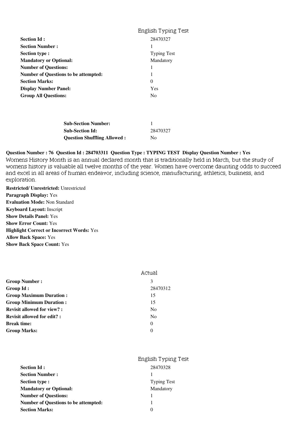 MP CPCT 20th April 2018 English Question Paper Shift 1 - Page 56
