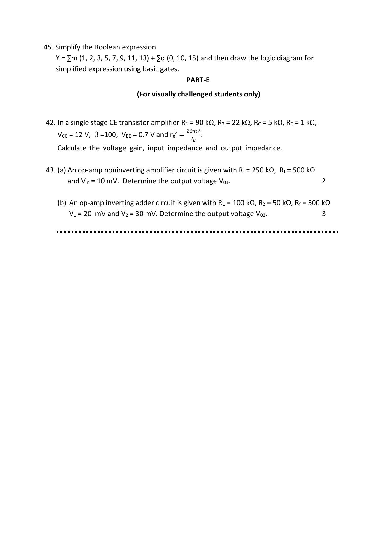 Karnataka II PUC Electronics Model Question Paper II 2025 - Page 4