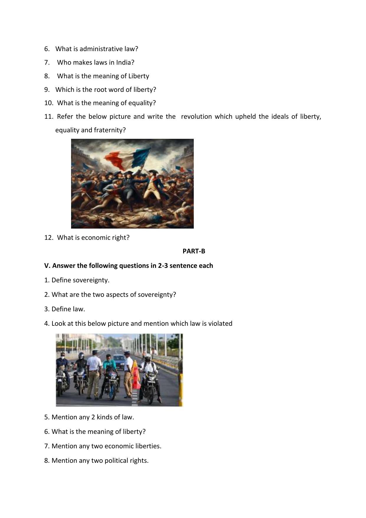 Karnataka 1st PUC Question Bank 2025 - Political Science English - Page 11