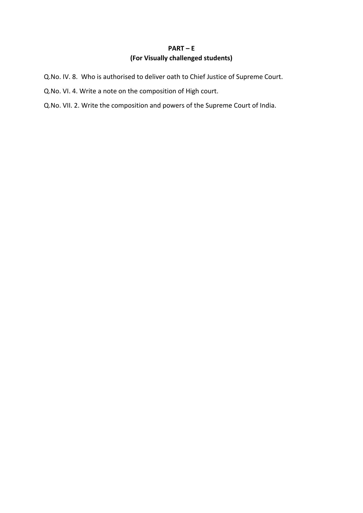 Karnataka 1st PUC Question Bank 2025 - Political Science English - Page 32