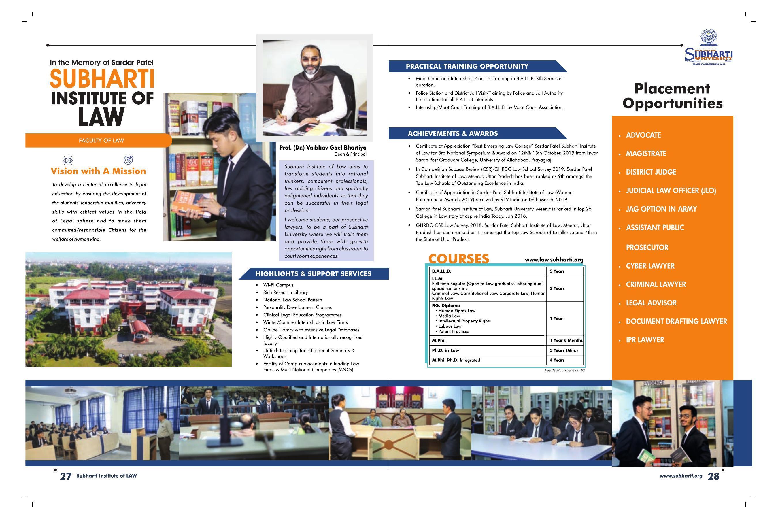 Swami Vivekanand Subharti University, Meerut Subharti Prospectus 2021-22 - Page 18
