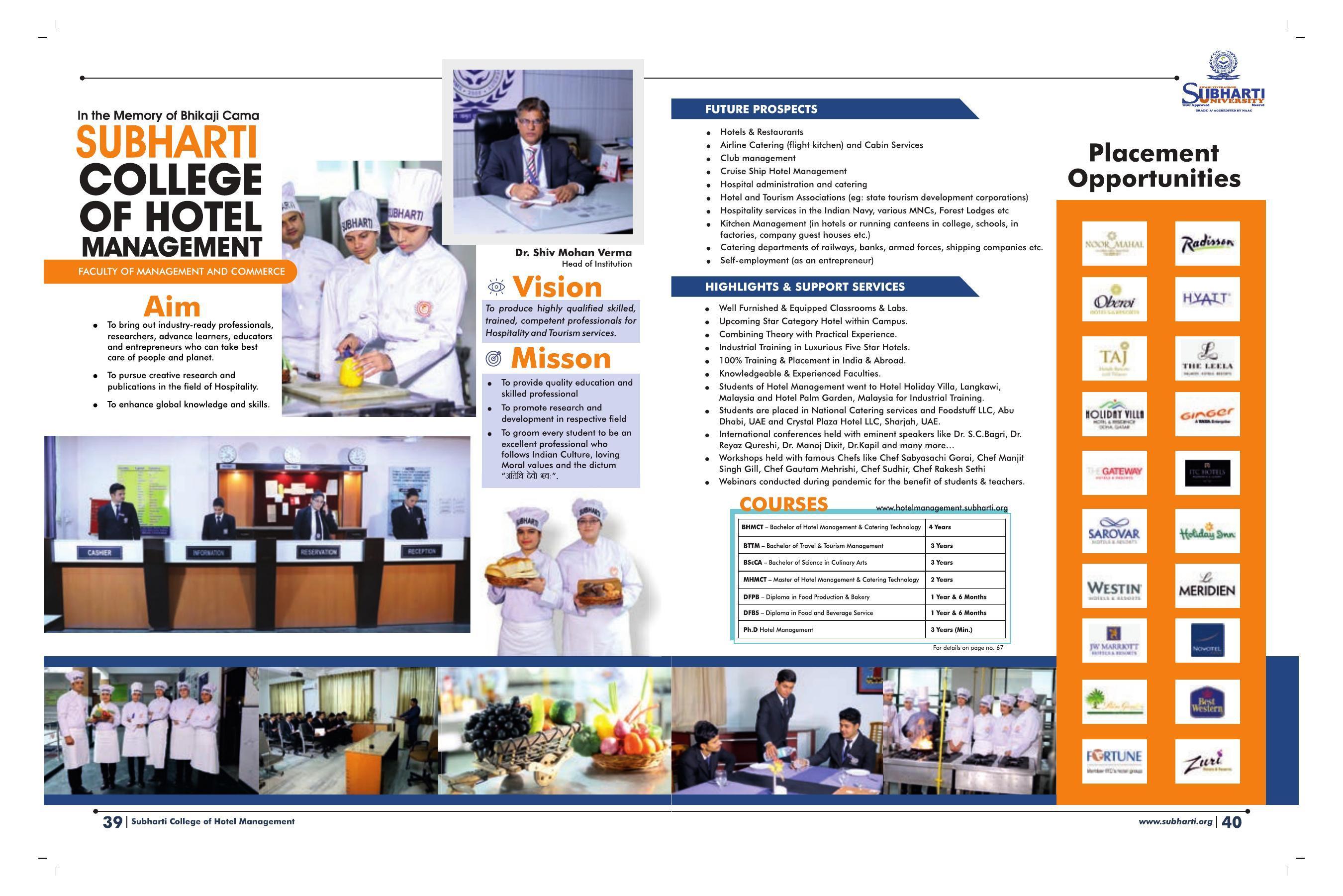 Swami Vivekanand Subharti University, Meerut Subharti Prospectus 2021-22 - Page 24