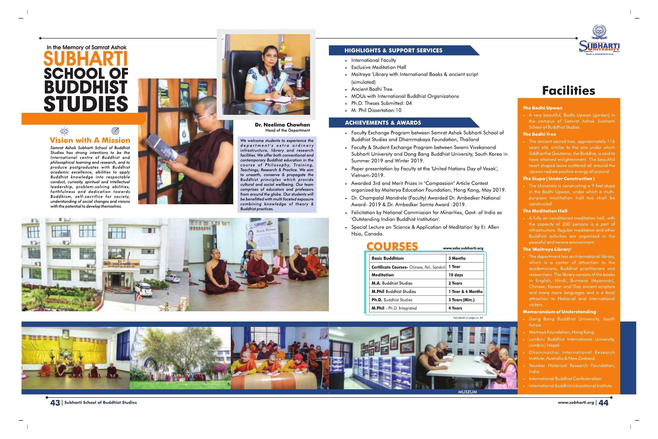 Swami Vivekanand Subharti University, Meerut Subharti Prospectus 2021-22 - Page 26
