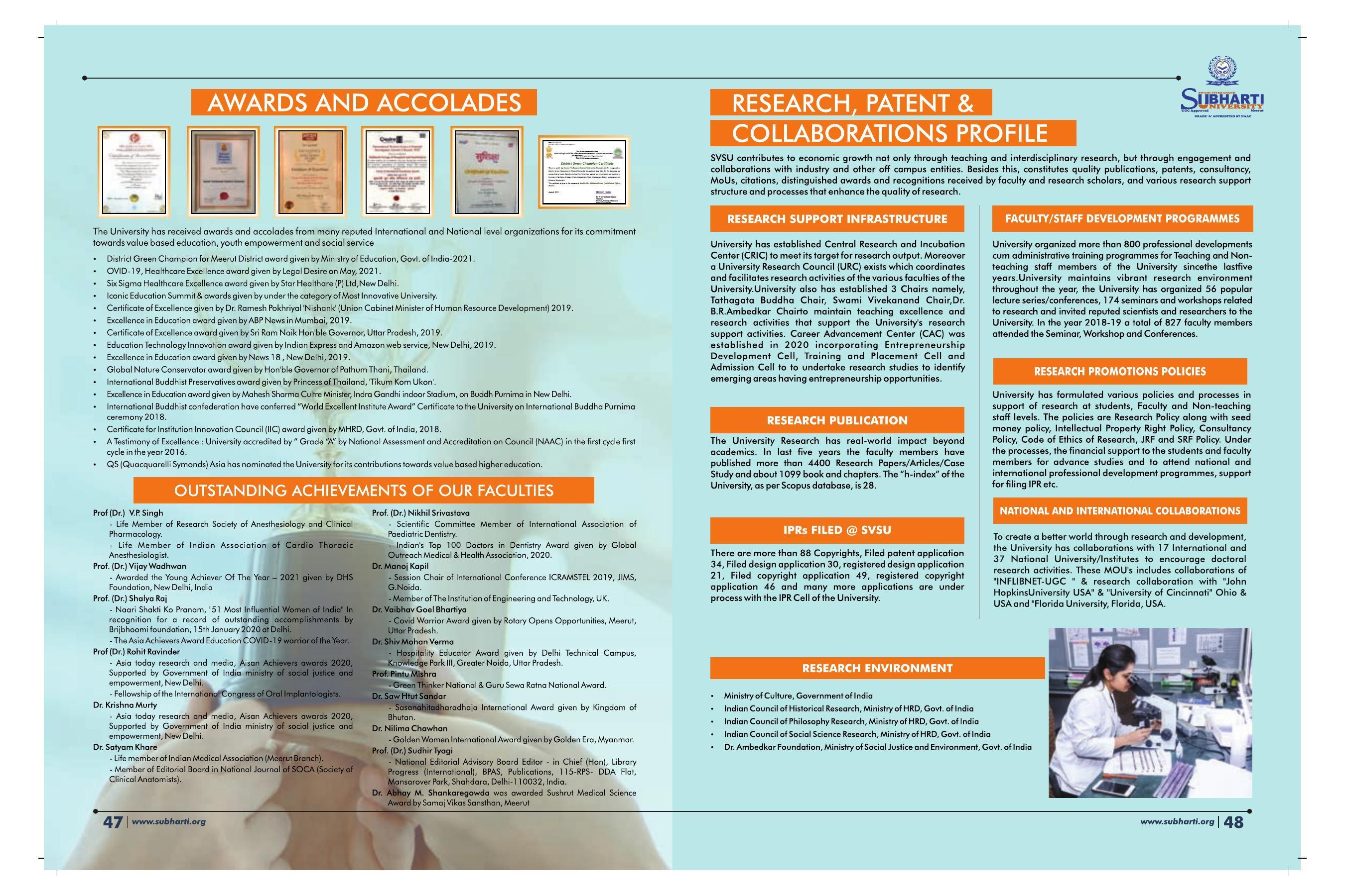 Swami Vivekanand Subharti University, Meerut Subharti Prospectus 2021-22 - Page 28