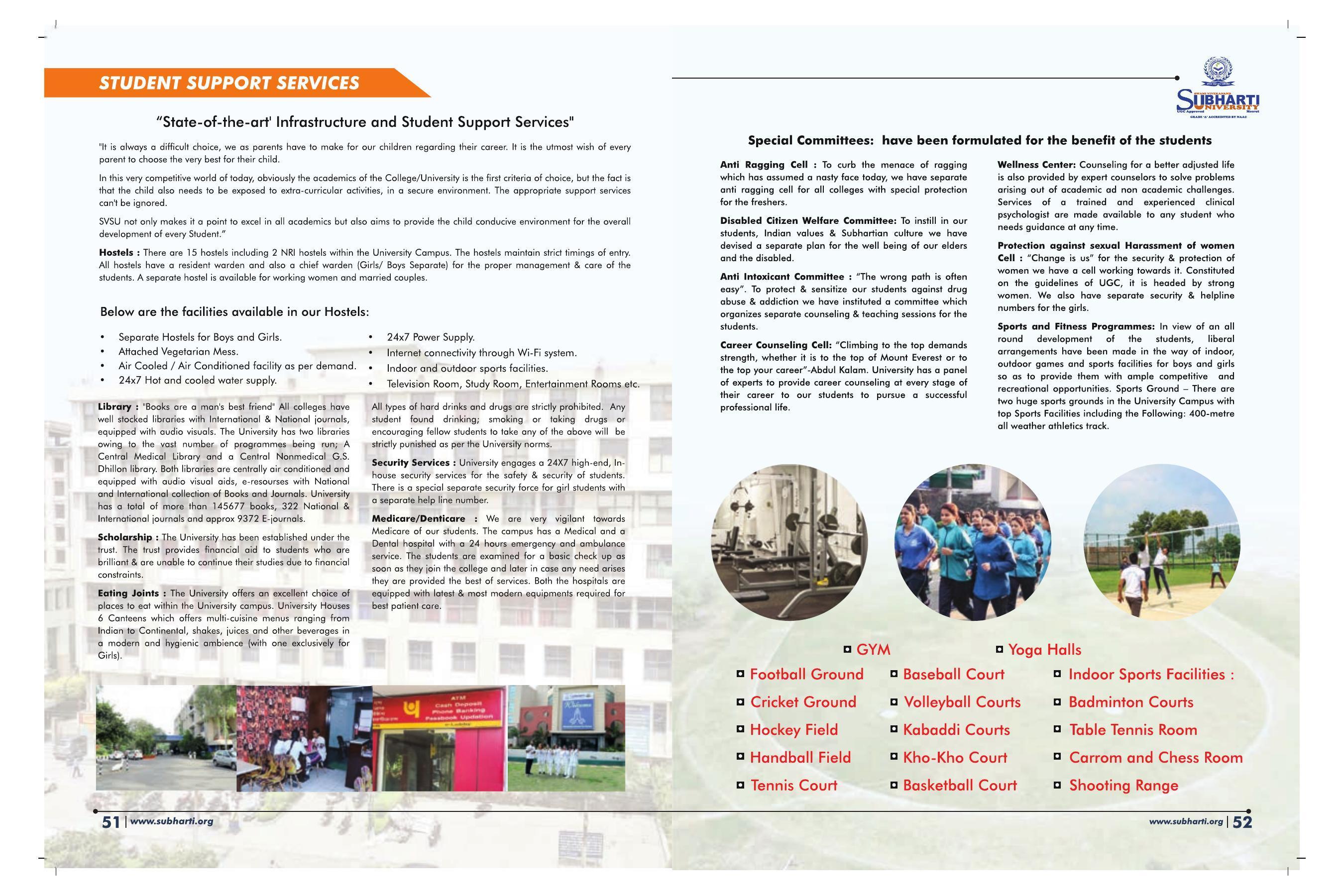 Swami Vivekanand Subharti University, Meerut Subharti Prospectus 2021-22 - Page 30