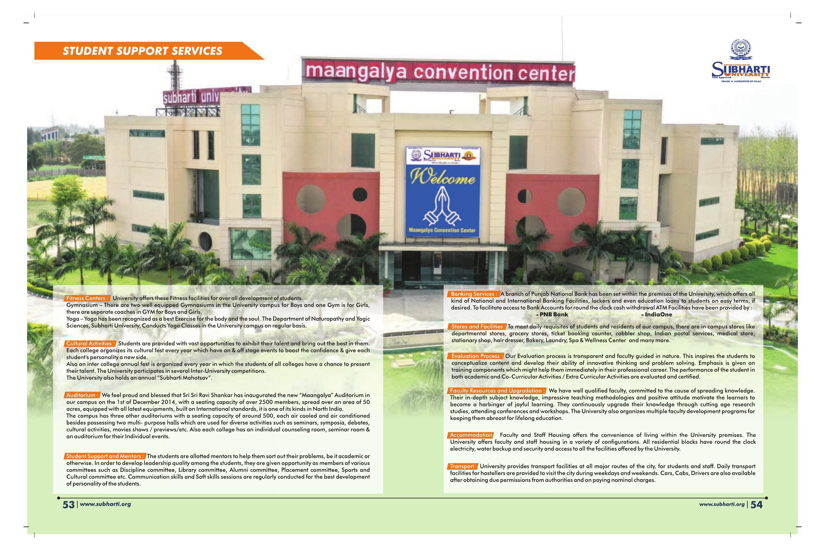 Swami Vivekanand Subharti University, Meerut Subharti Prospectus 2021-22 - Page 31
