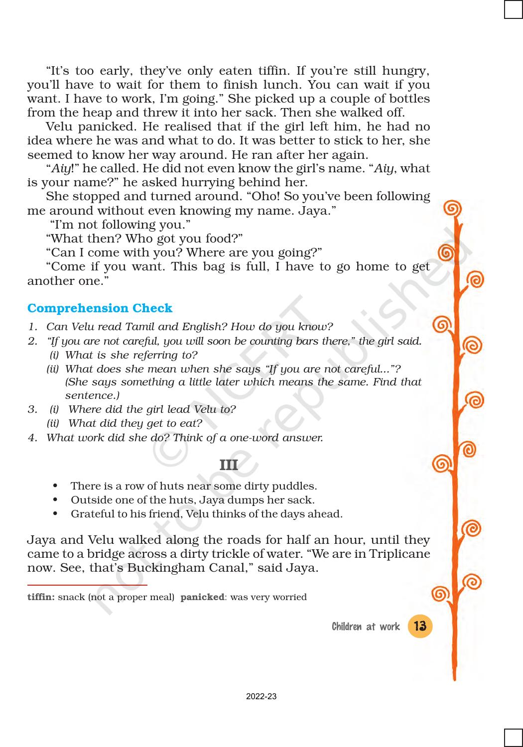 NCERT Book for Class 8 English It So Happened Chapter 2 Children at Work - Page 7
