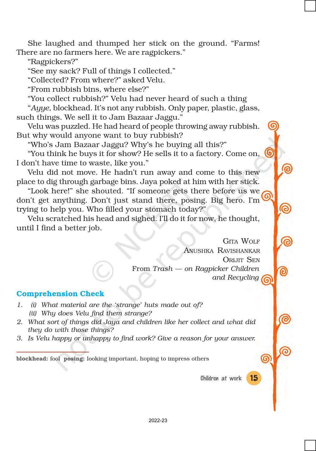 NCERT Book for Class 8 English It So Happened Chapter 2 Children at Work - Page 9