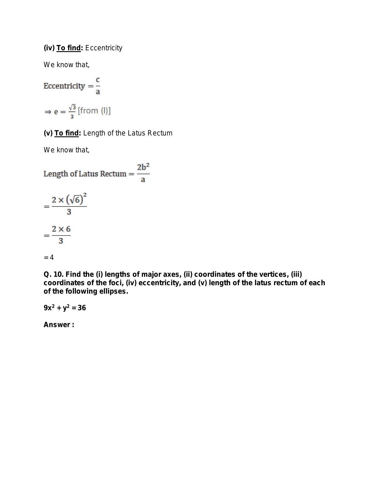Chapter 23: Ellipse: RS Aggarwal Class 11 Solutions - Page 25