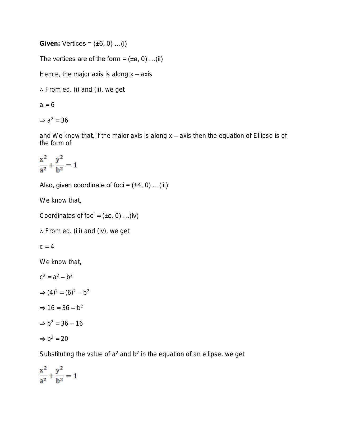 Chapter 23: Ellipse: RS Aggarwal Class 11 Solutions - Page 35