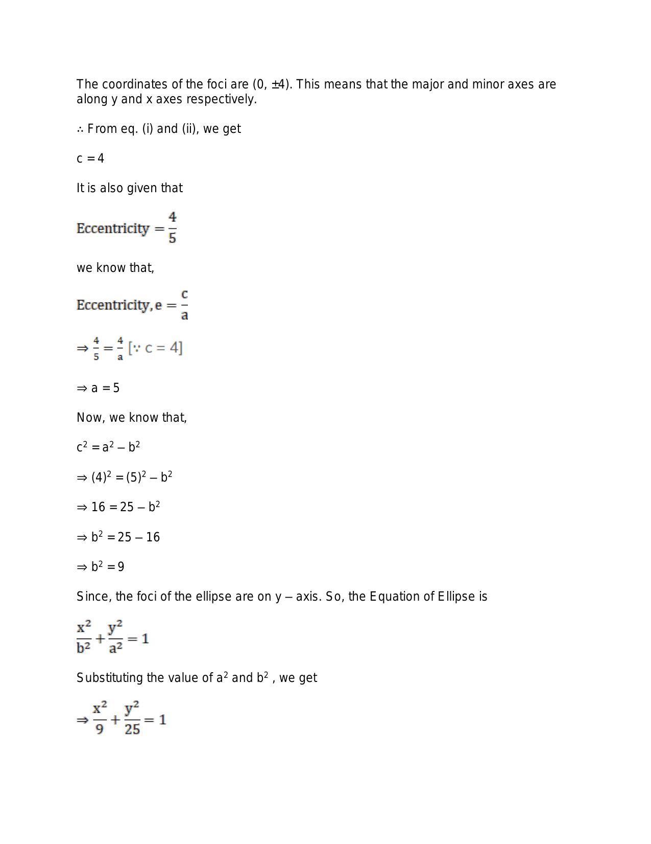 Chapter 23: Ellipse: RS Aggarwal Class 11 Solutions - Page 44