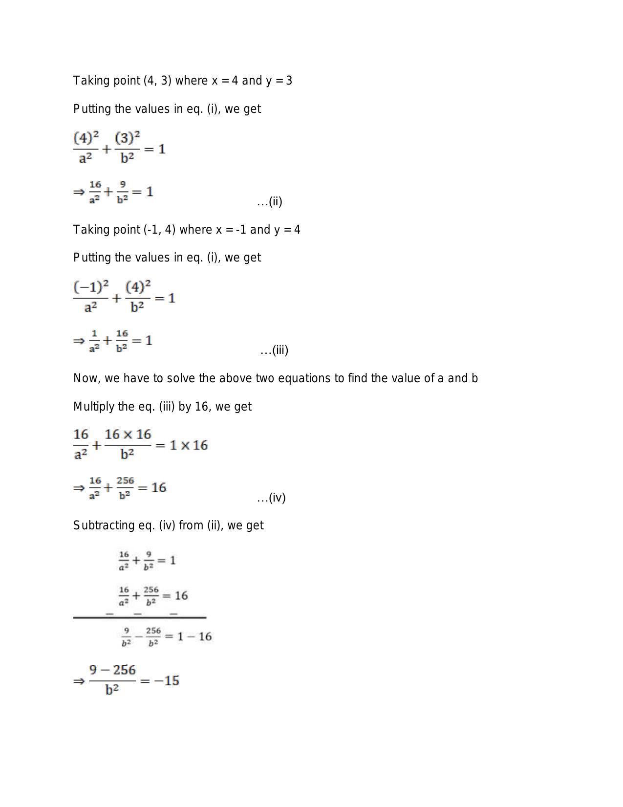 Chapter 23: Ellipse: RS Aggarwal Class 11 Solutions - Page 46