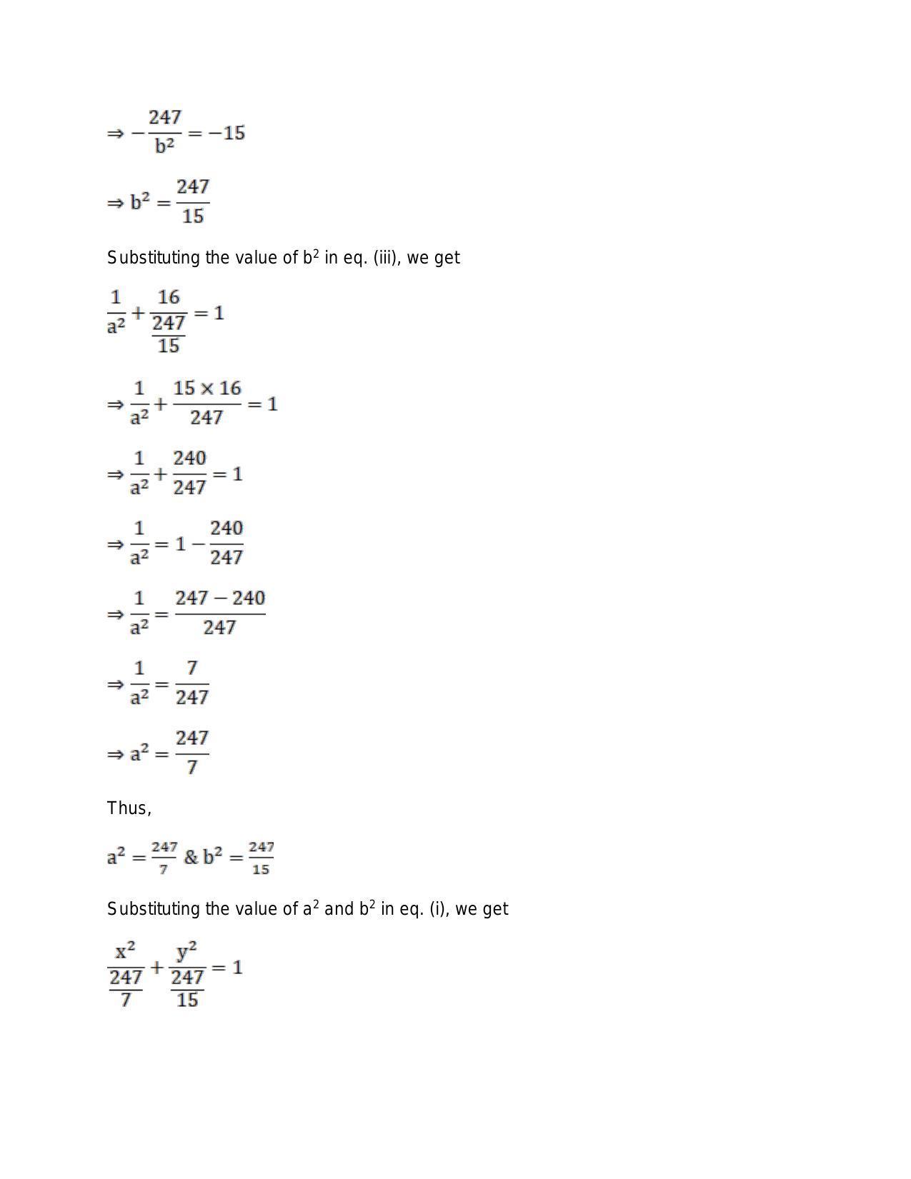 Chapter 23: Ellipse: RS Aggarwal Class 11 Solutions - Page 47