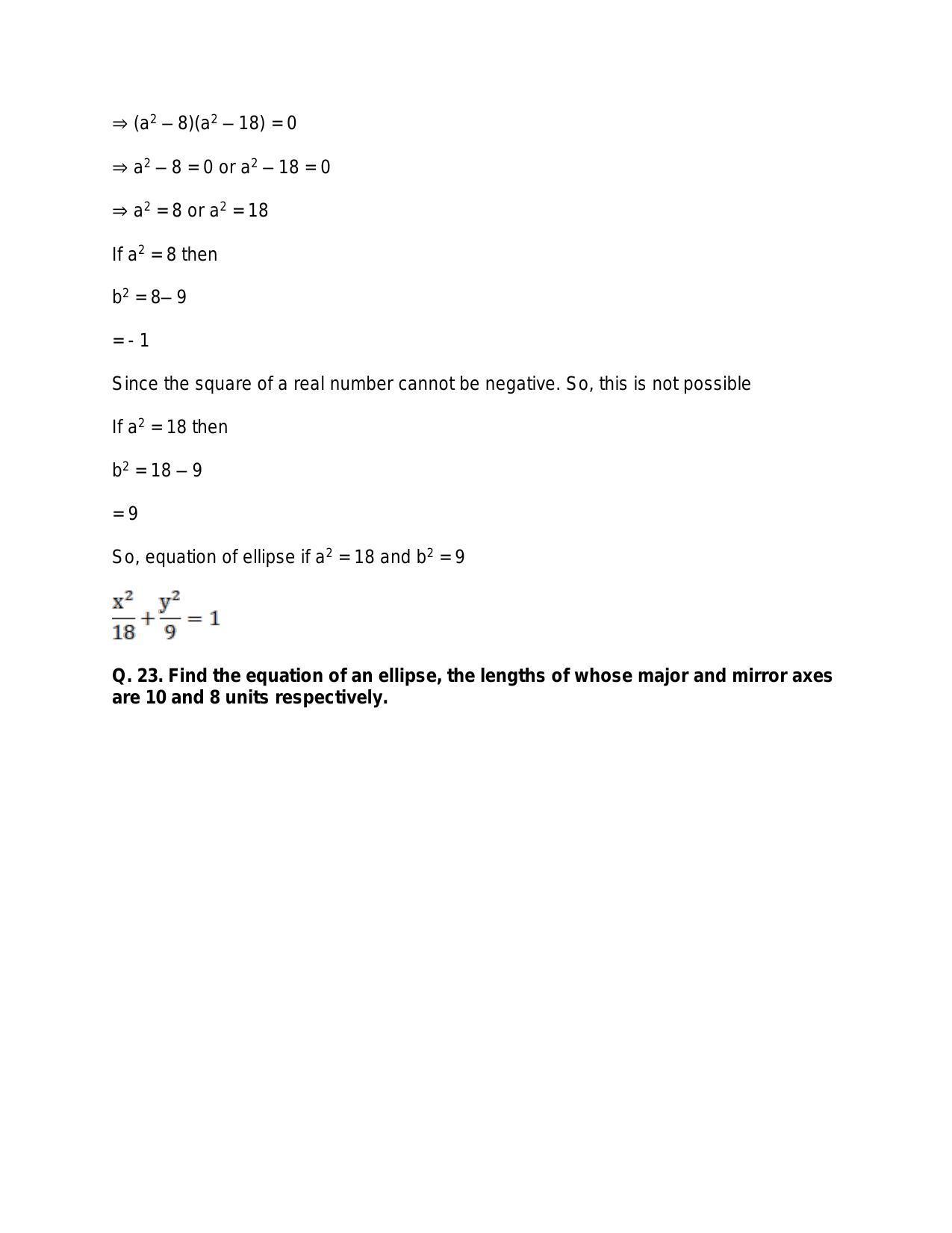 Chapter 23: Ellipse: RS Aggarwal Class 11 Solutions - Page 53