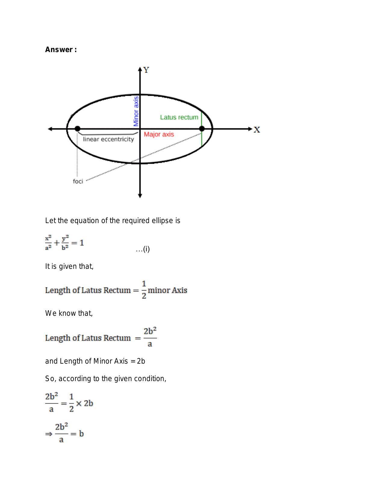 Chapter 23: Ellipse: RS Aggarwal Class 11 Solutions - Page 58
