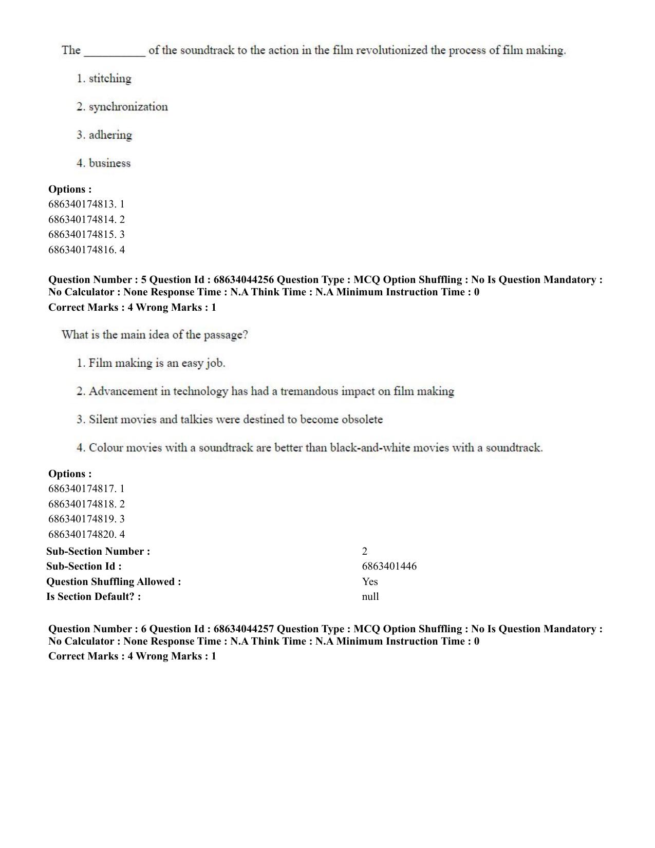 CUET PG 2023: ACQP23 – Vedanta (BHU) (Eng)-Shift 3 (30-06-2023) Question Paper - Page 8