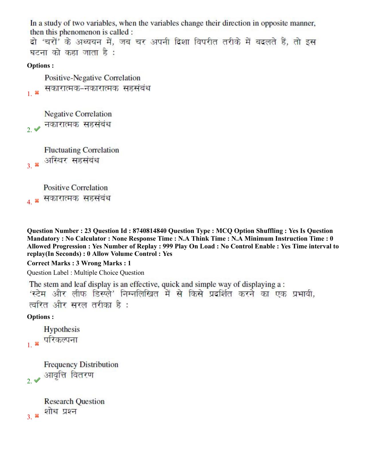 BHU RET Agricultural Economics 2020 Question Pape - Page 15