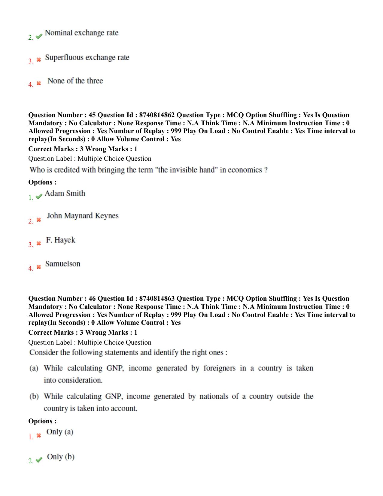 BHU RET Agricultural Economics 2020 Question Pape - Page 30
