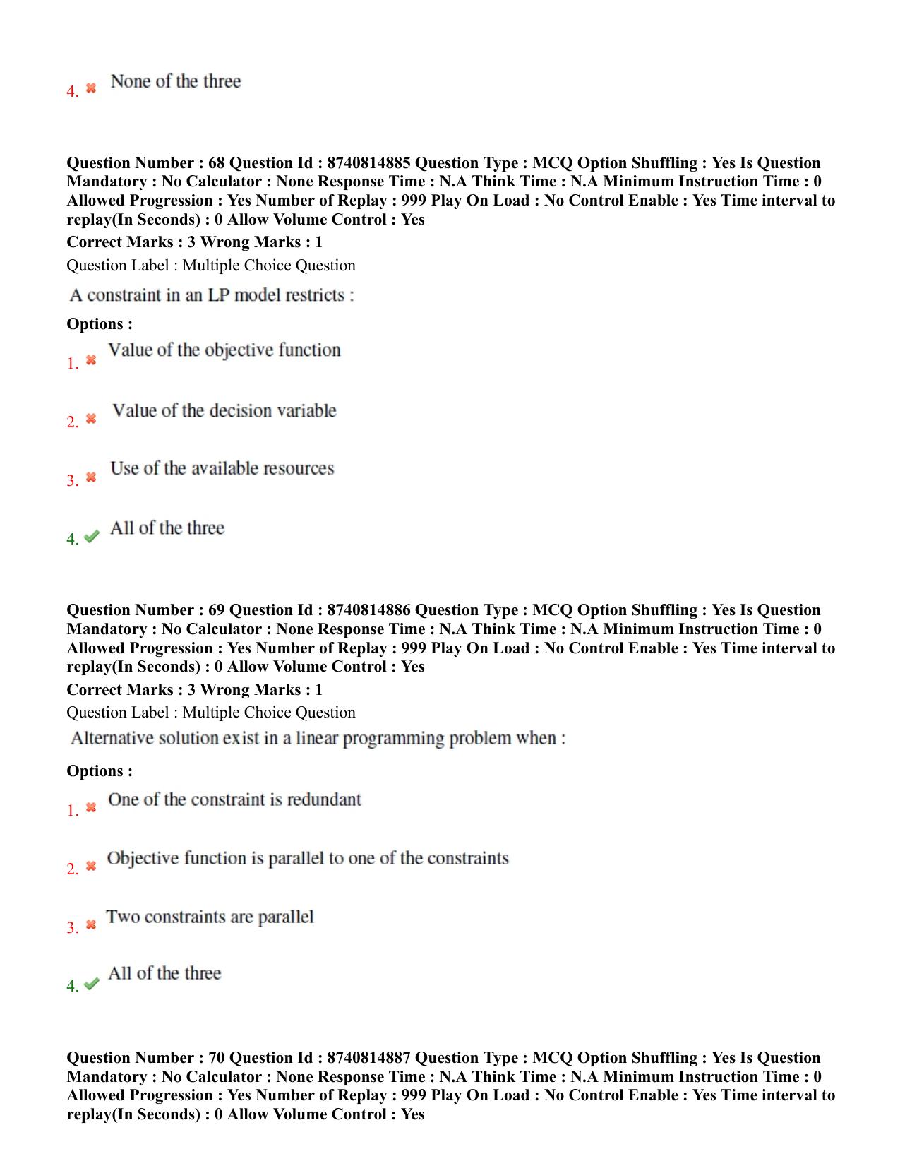 BHU RET Agricultural Economics 2020 Question Pape - Page 40