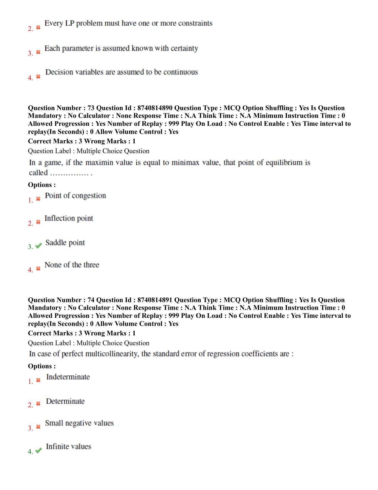BHU RET Agricultural Economics 2020 Question Pape - Page 42