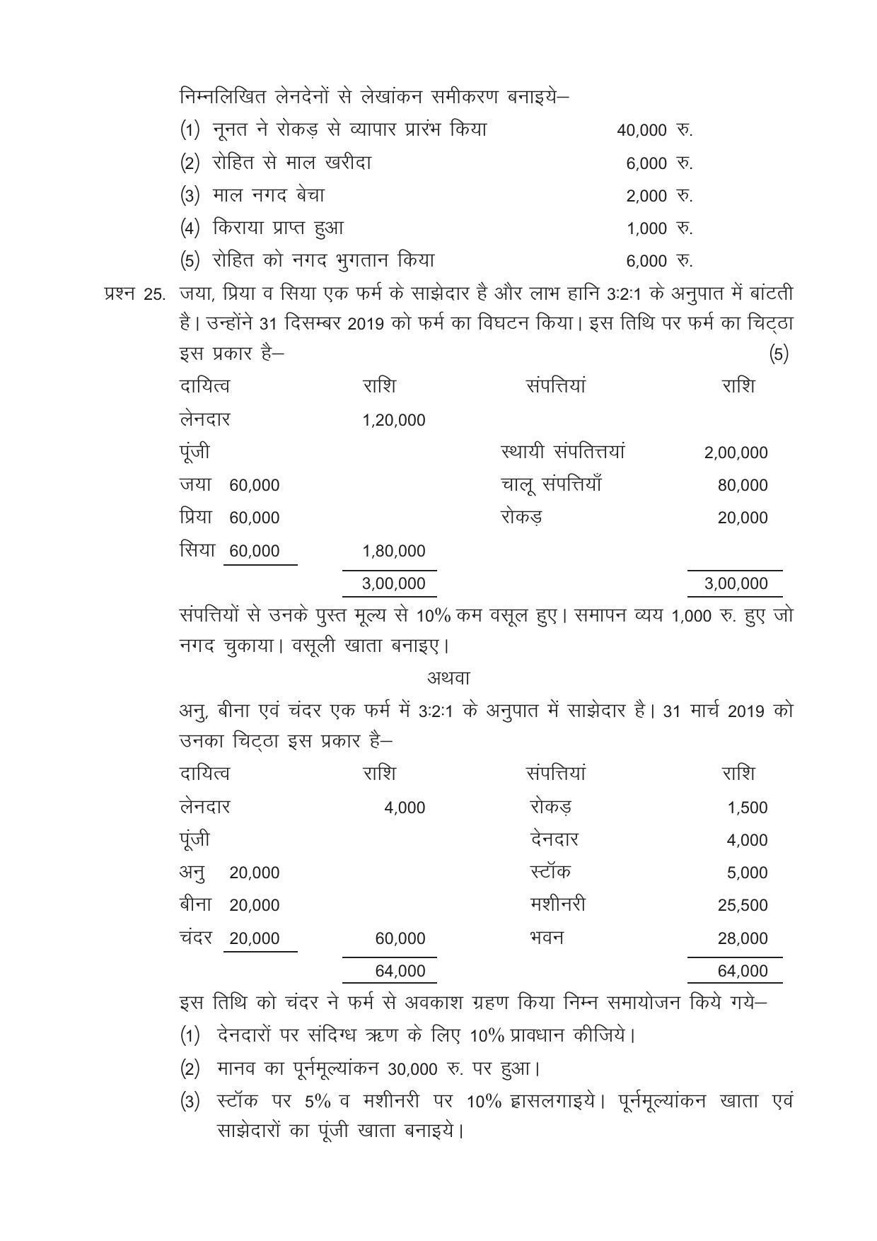 CGSOS Class 12 Model Question Paper - Accounting - III - Page 5
