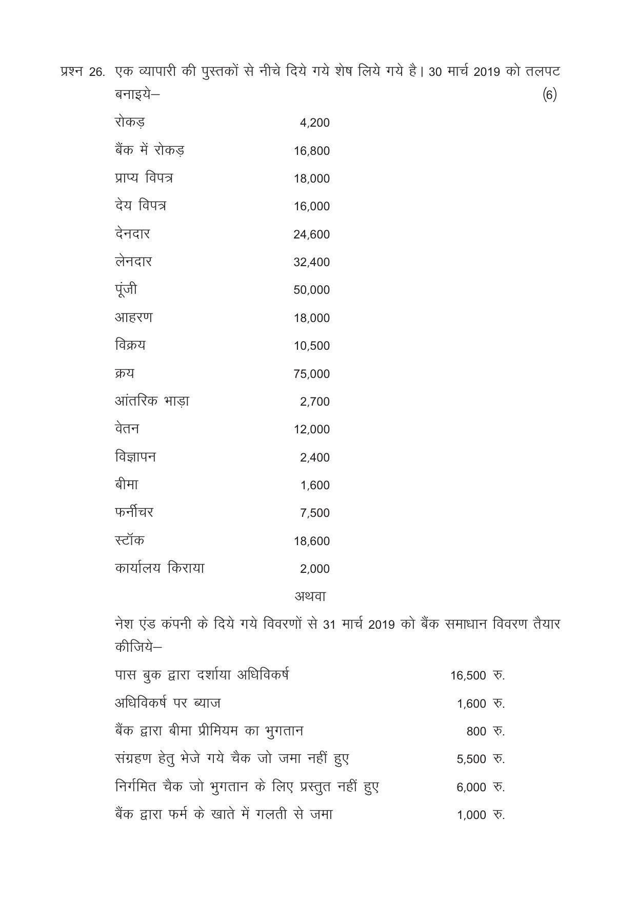 CGSOS Class 12 Model Question Paper - Accounting - III - Page 6