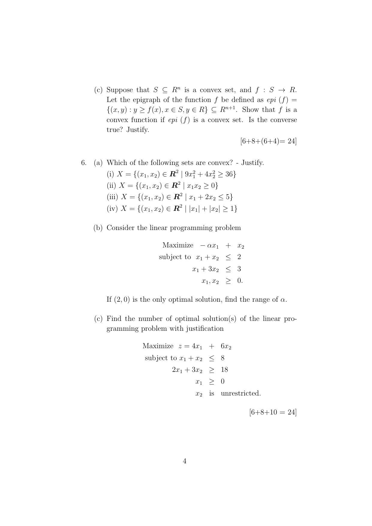  ISI Admission Test JRF in Quality, Reliability and Operations Research QRB 2019 Sample Paper - Page 4