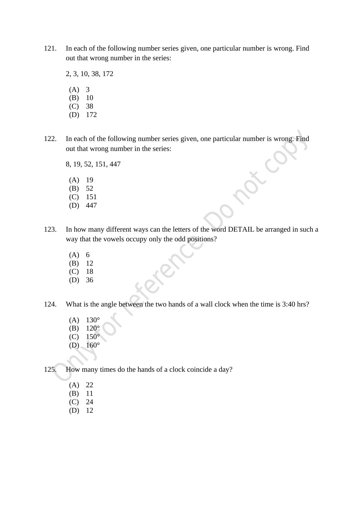 CUSAT CAT 2021 MCA Question Paper - Page 33