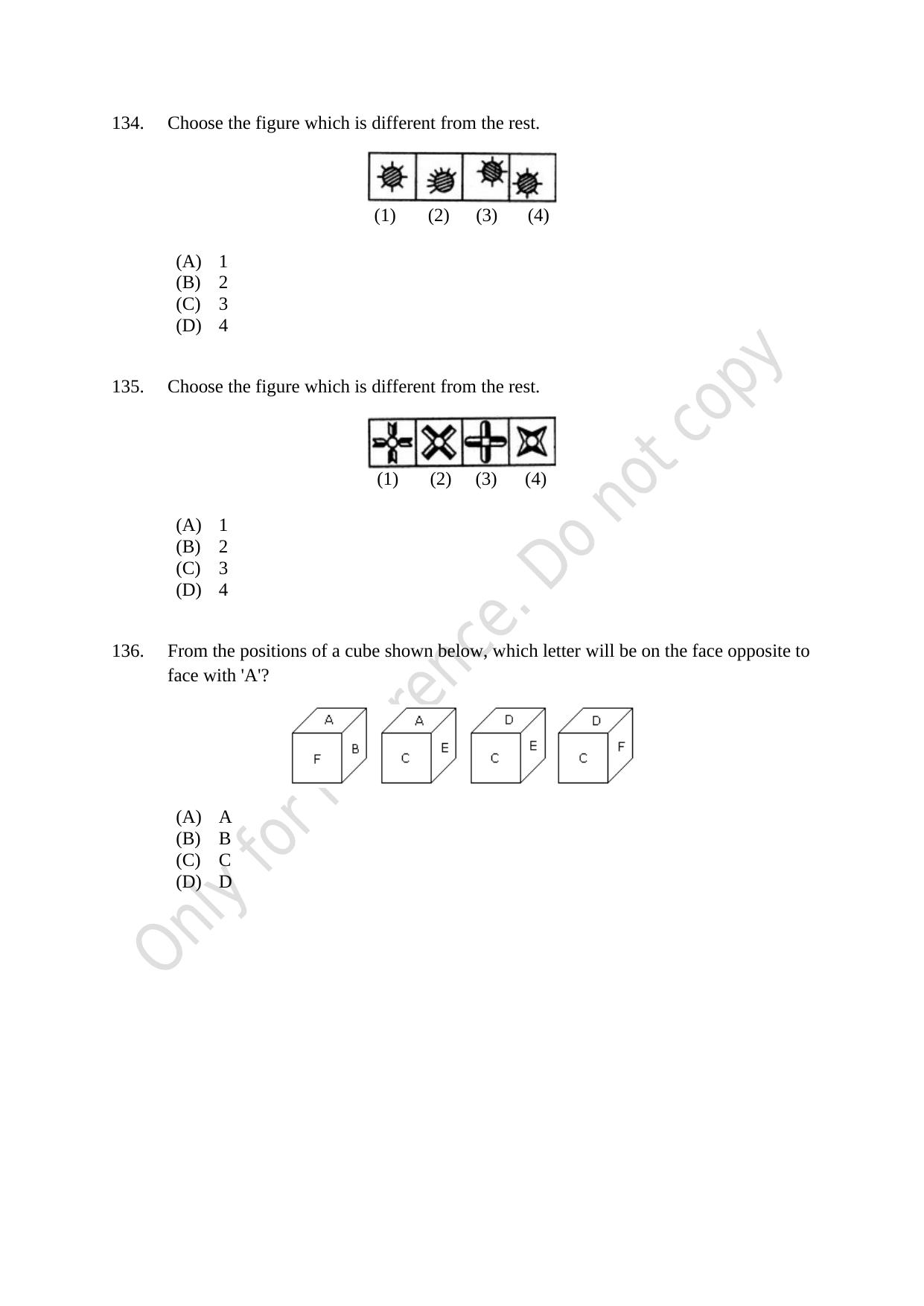 CUSAT CAT 2021 MCA Question Paper - Page 36