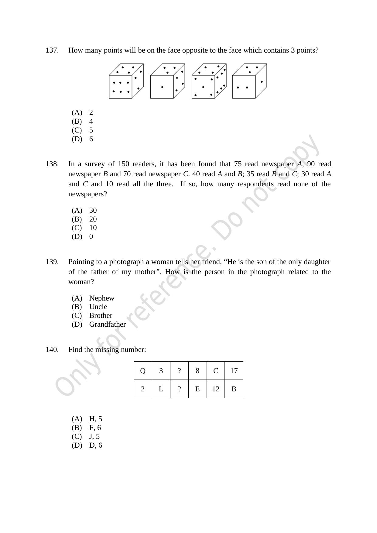 CUSAT CAT 2021 MCA Question Paper - Page 37