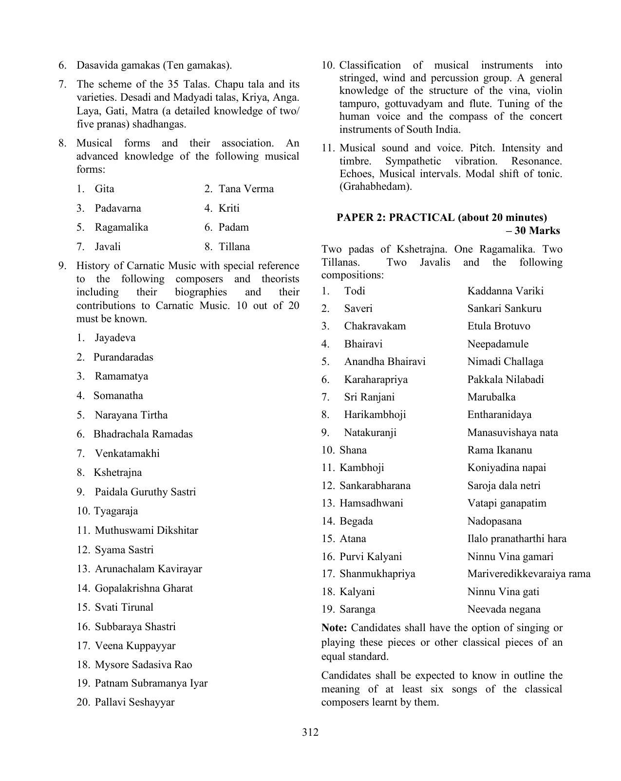 ISC Class XI & XII Music Syllabus - Page 9