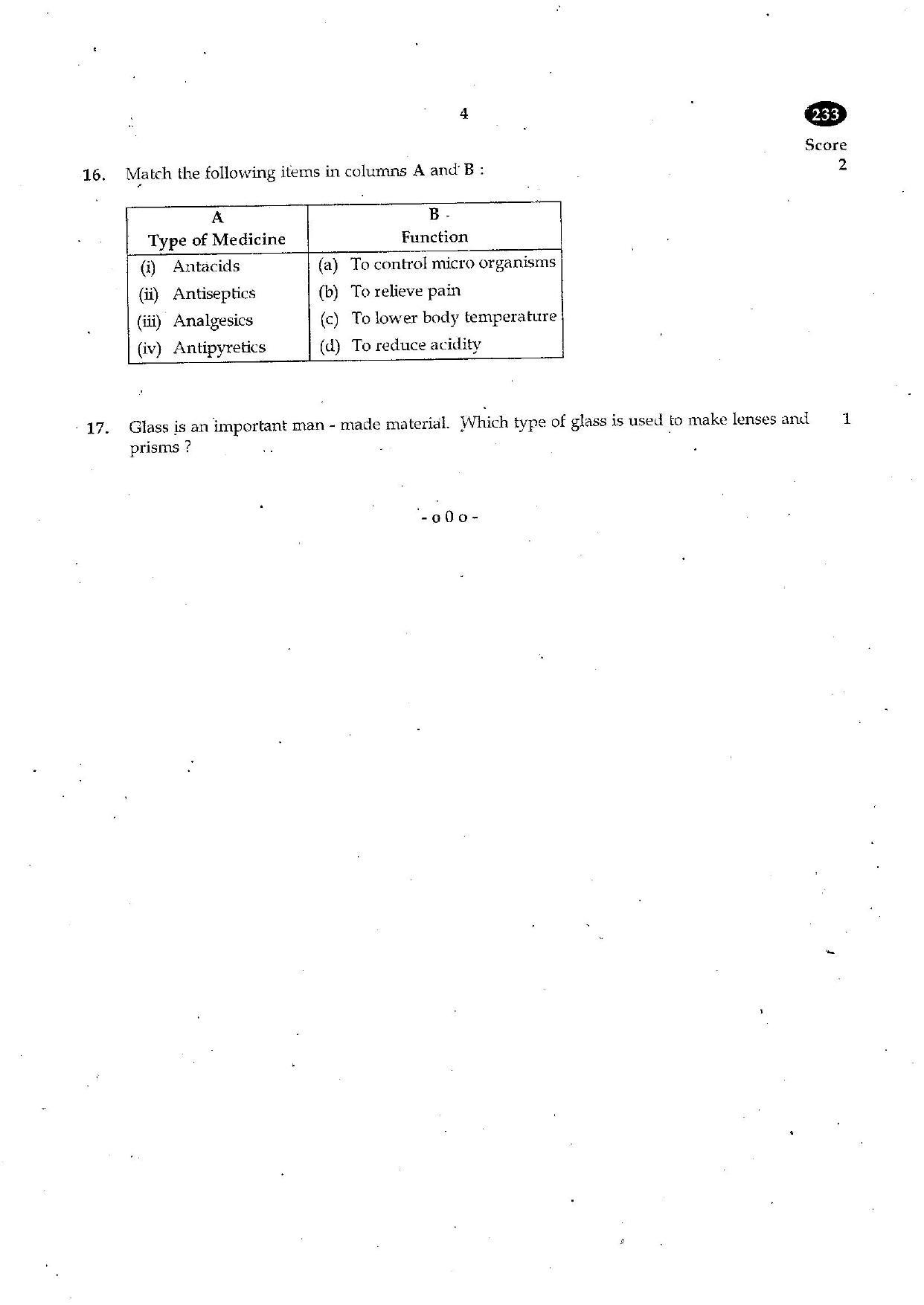 Kerala SSLC 2017 Chemistry Question paper (EM) (Model) - Page 4