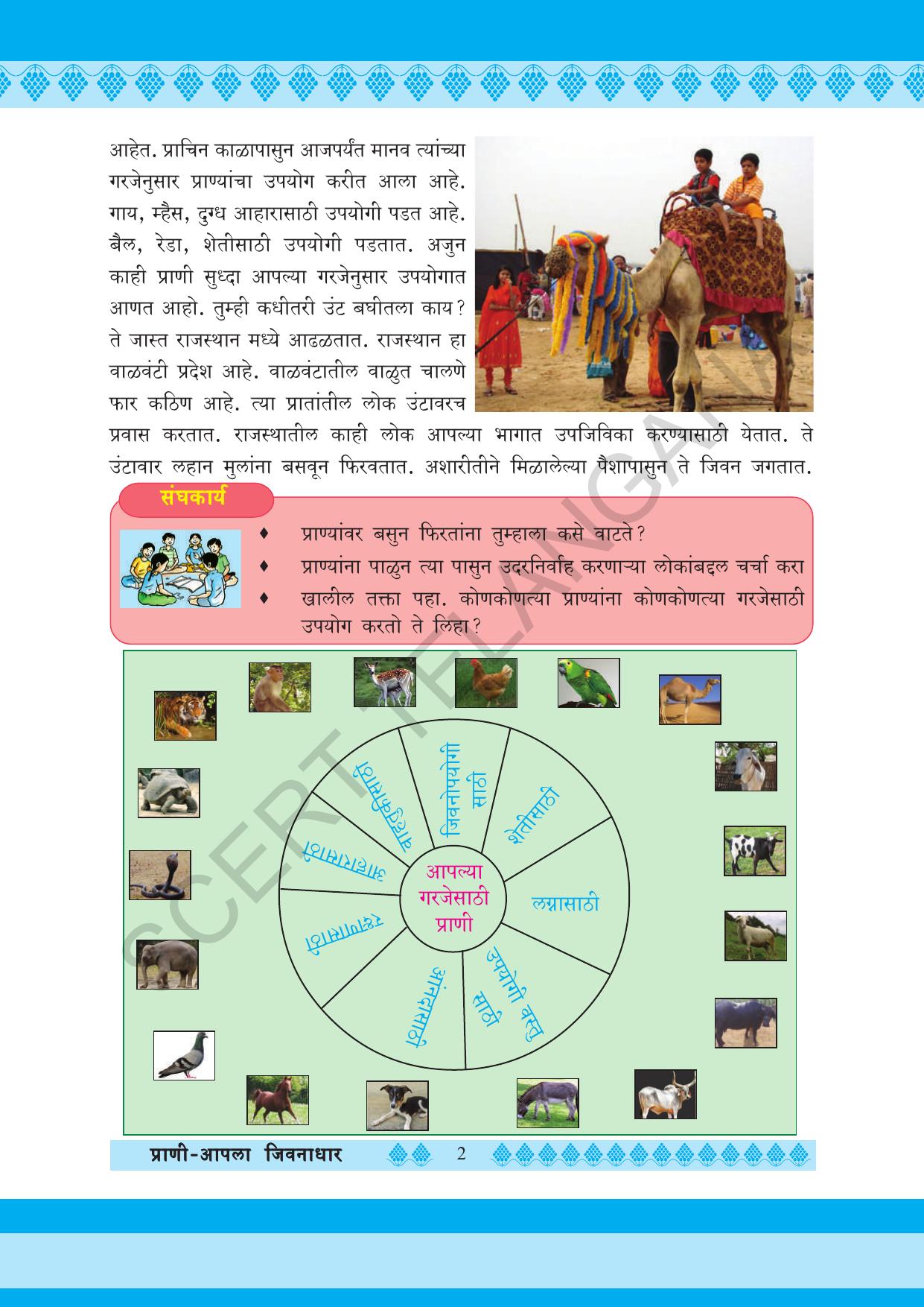 TS SCERT Class 5 Environmental Science (Marathi Medium) Text Book - Page 12