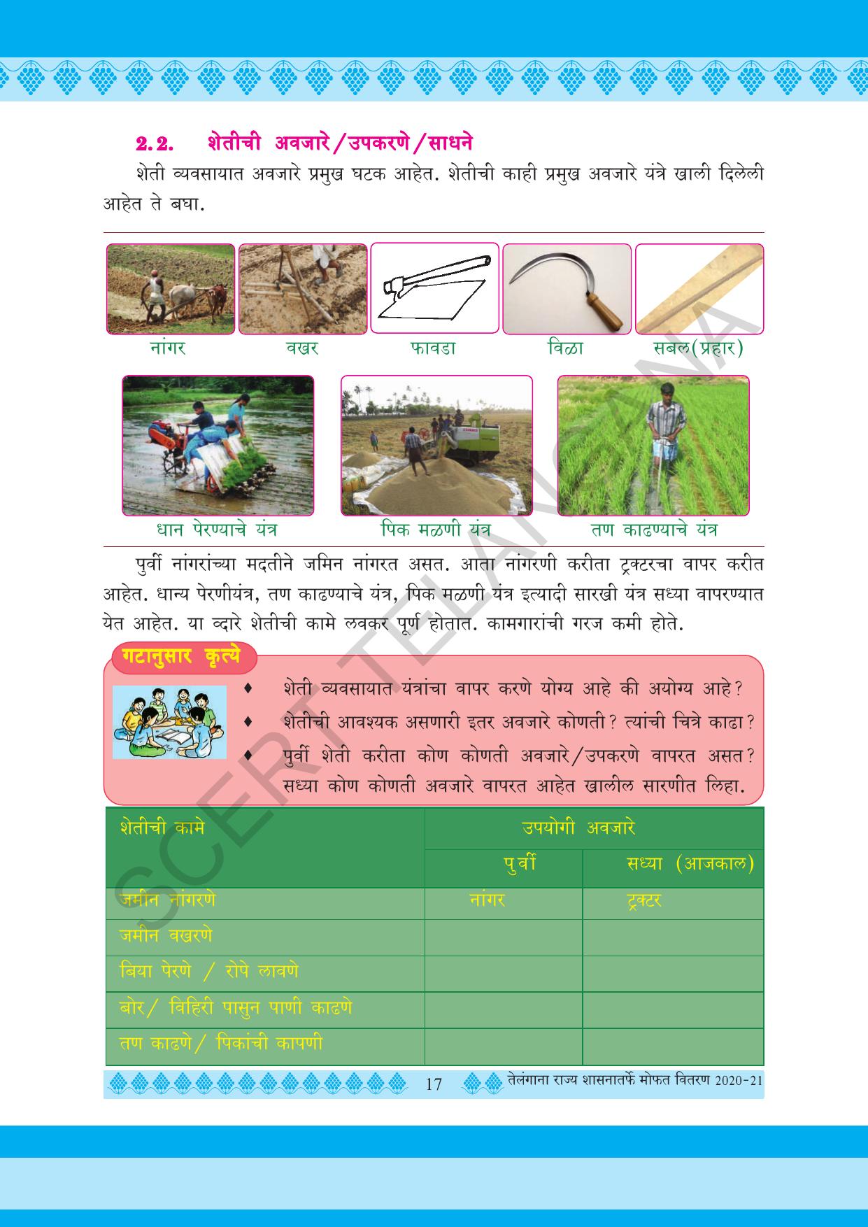 TS SCERT Class 5 Environmental Science (Marathi Medium) Text Book - Page 27