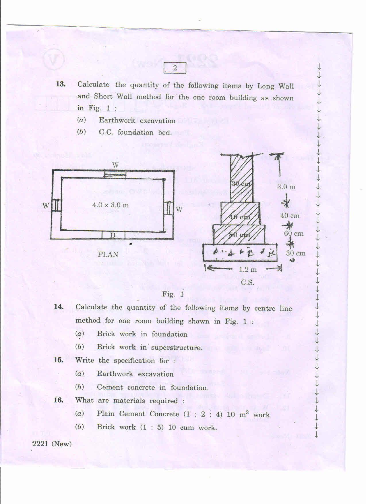 AP Inter 2nd Year Vocational Question Paper March - 2020 - Estimating Costing - II (new) - Page 2
