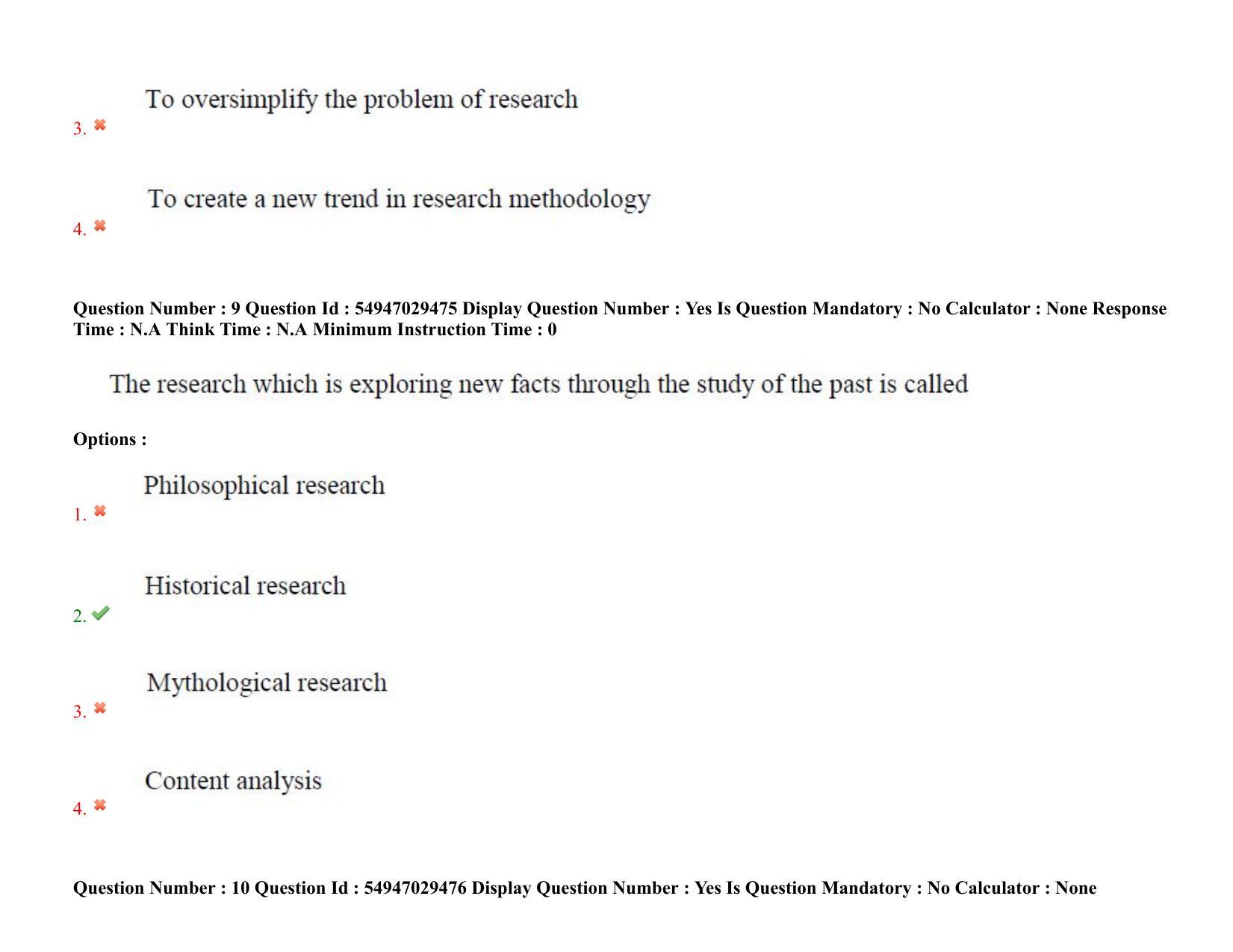 AP RCET 2022: Research Methodology (Teaching & Research Aptitude ) - 19-10-2022 (Wednesday) Session-II Question Paper With keys - Page 8