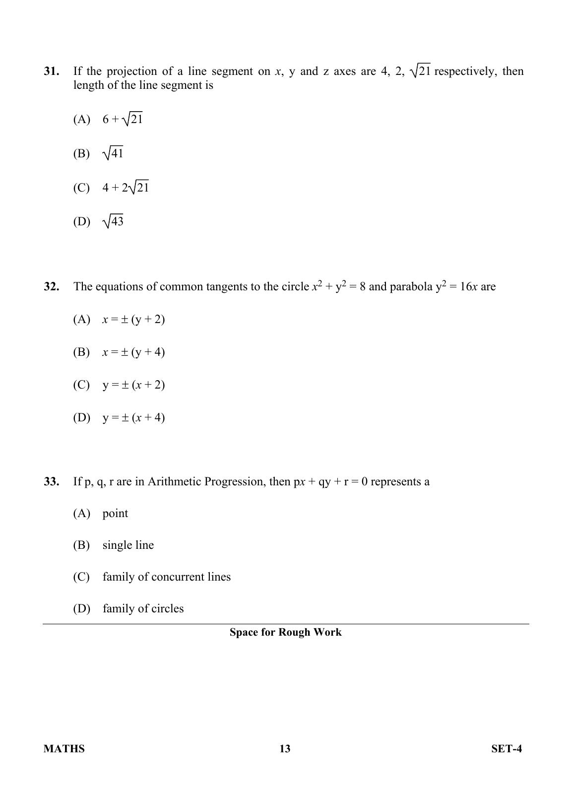 OJEE 2013 Maths Set 4 Question Paper  - Page 11