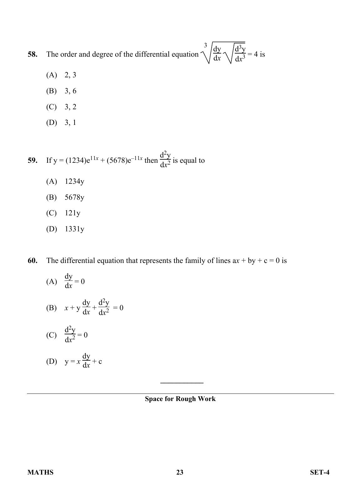 OJEE 2013 Maths Set 4 Question Paper  - Page 21