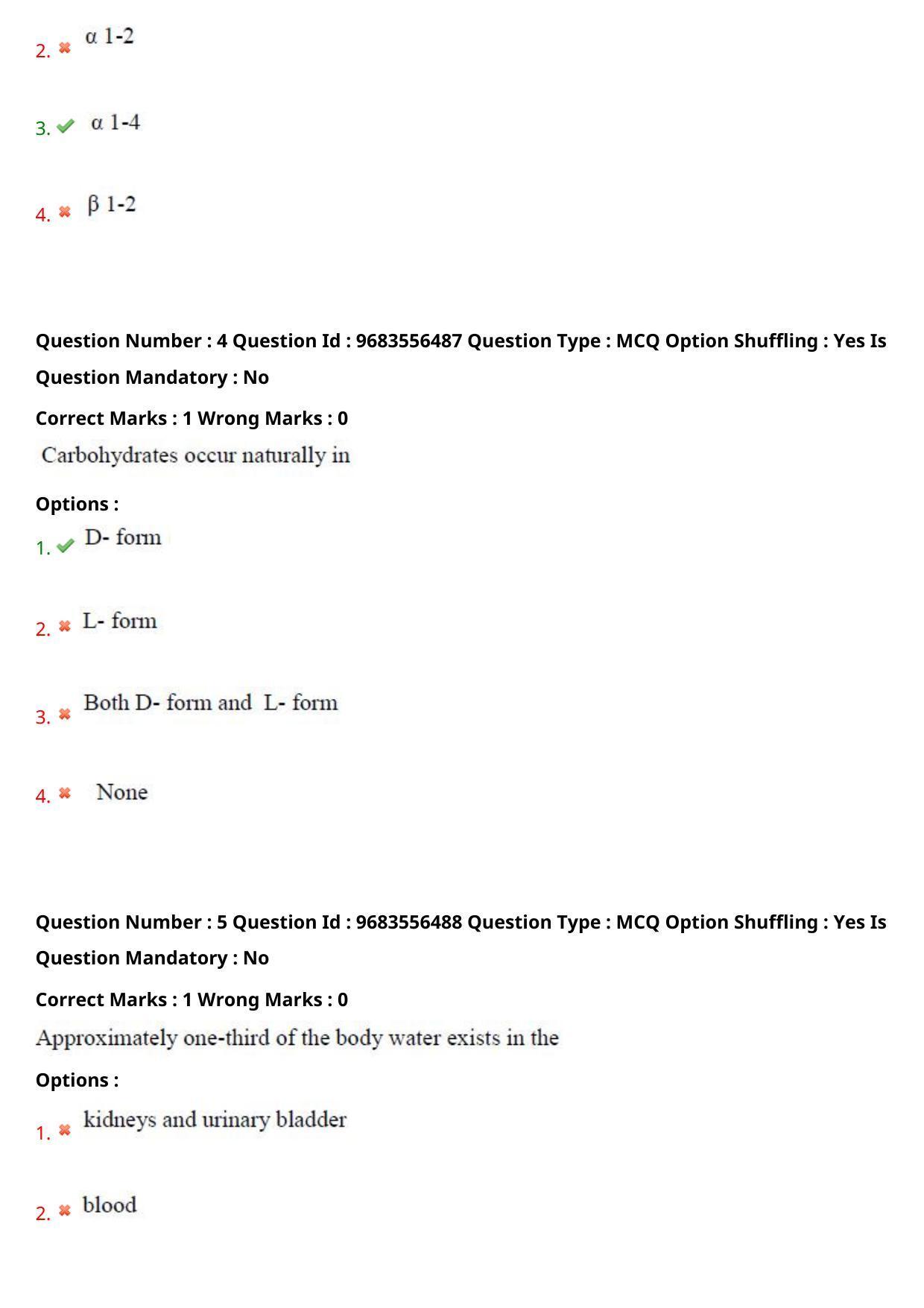 TS CPGET 2021 M.Sc. Nutrition and Dietetics (Shift 2) Question Paper with Answer Key - Page 4