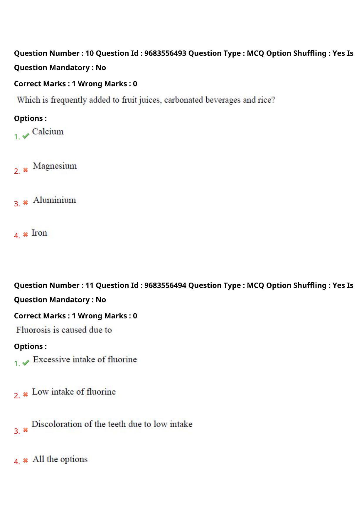 TS CPGET 2021 M.Sc. Nutrition and Dietetics (Shift 2) Question Paper with Answer Key - Page 7