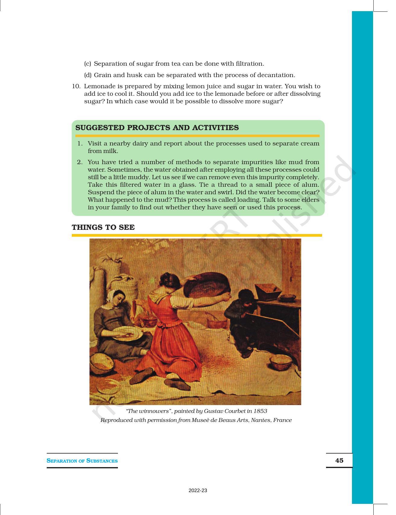 NCERT Book for Class 6 Science: Chapter 5-Separation of Substances - Page 11