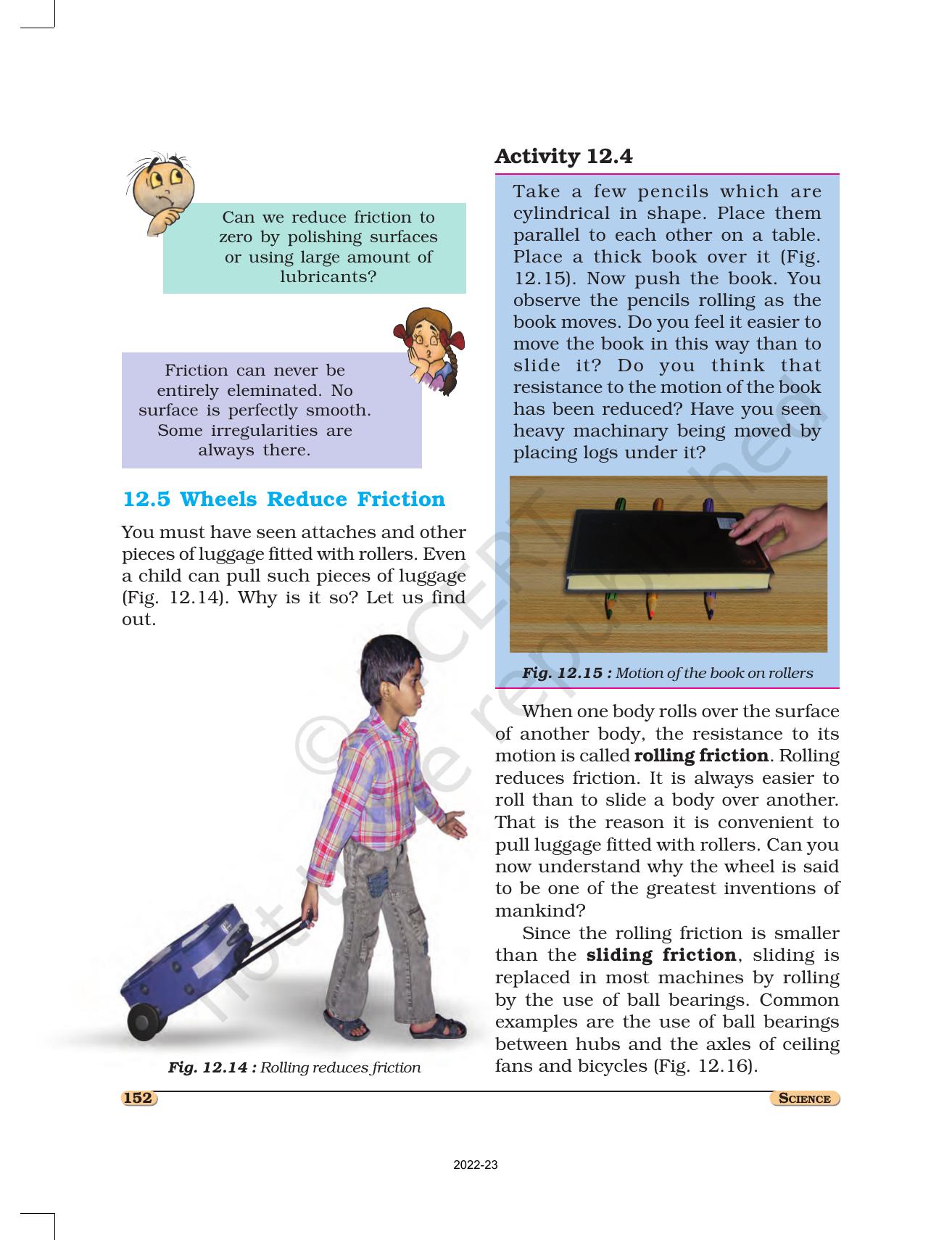 NCERT Book for Class 8 Science Chapter 12 Friction - Page 7